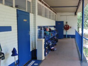 A view of the classroom area